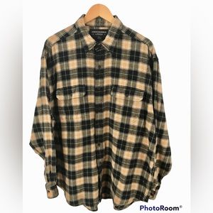 Abercrombie & Fitch Plaid Flannel Shirt Size L